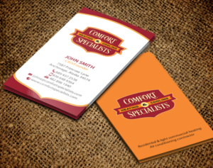 Business Card Design by chandrayaan.creative for comfort specialists llc | Design: #12553834