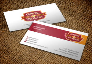 Business Card Design by chandrayaan.creative for comfort specialists llc | Design: #12553838