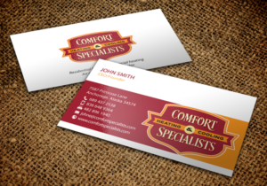 Business Card Design by chandrayaan.creative for comfort specialists llc | Design: #12553840