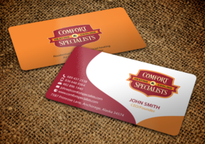 Business Card Design by chandrayaan.creative for comfort specialists llc | Design: #12553841