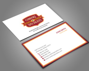 Business Card Design by chandrayaan.creative for comfort specialists llc | Design: #12553962