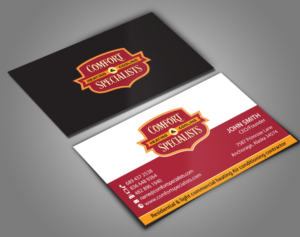 Business Card Design by chandrayaan.creative for comfort specialists llc | Design: #12555655