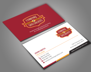 Business Card Design by chandrayaan.creative for comfort specialists llc | Design: #12555659