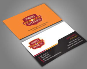 Business Card Design by chandrayaan.creative for comfort specialists llc | Design: #12555661