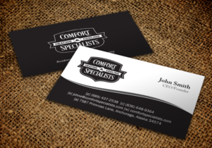 Business Card Design by chandrayaan.creative for comfort specialists llc | Design: #12564175