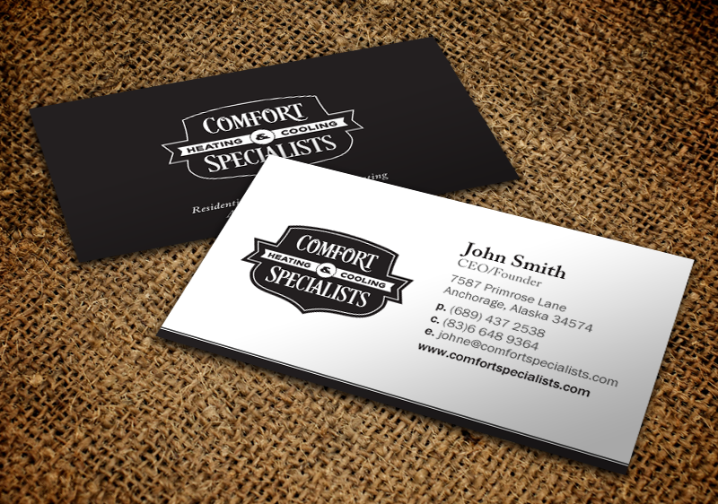 Business Card Design by chandrayaan.creative for comfort specialists llc | Design #12564176