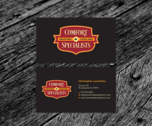 Business Card Design by SS_Designs for comfort specialists llc | Design: #12596237