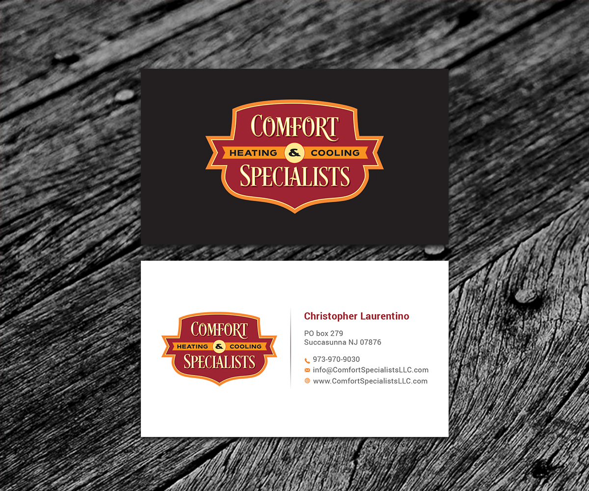 Business Card Design by SS_Designs for comfort specialists llc | Design #12596240