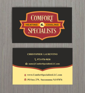 Business Card Design by MagicArtDesigner for comfort specialists llc | Design: #12580829