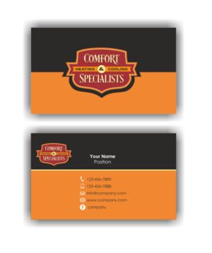 Business Card Design by IneseRo for comfort specialists llc | Design #12551858