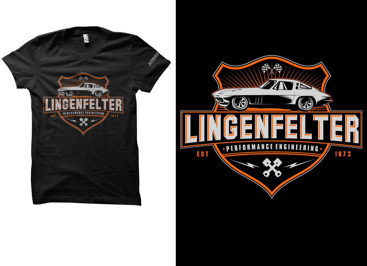 T-Shirt-Design von cithuwill für Lingenfelter Race Gear | Design #12658092