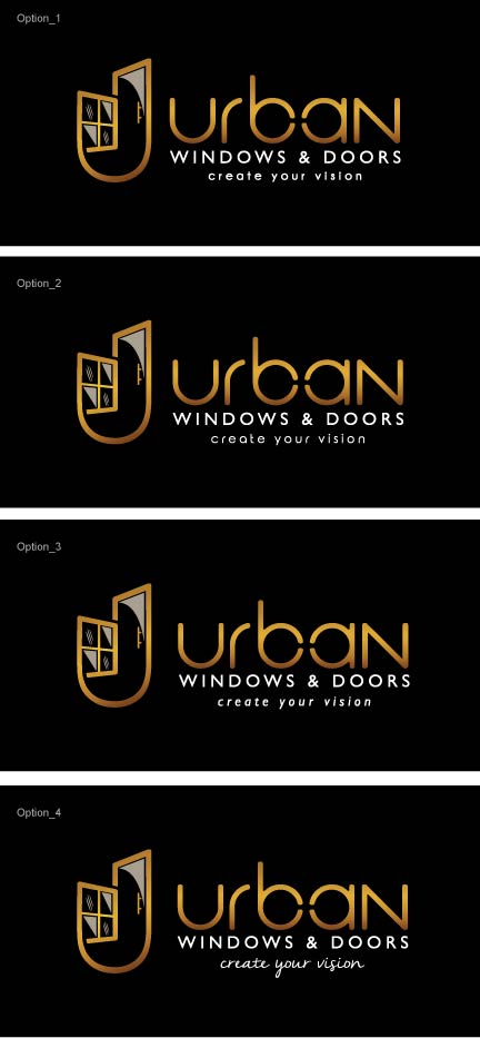 Logo Design by debdesign for Urban Glass & Aluminium | Design #12770684
