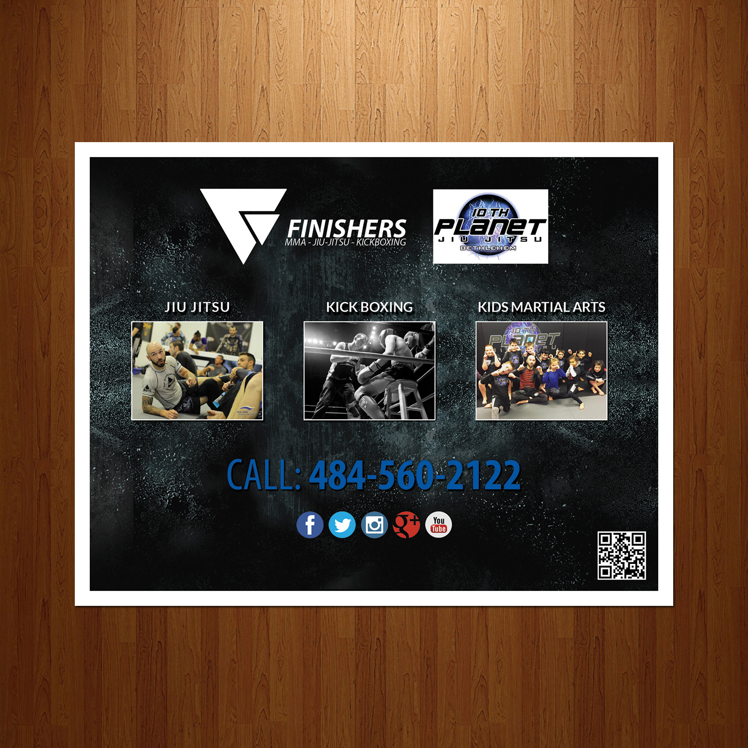 Postcard Design by VEGA-Designs for Finishers MMA | Design #12582348