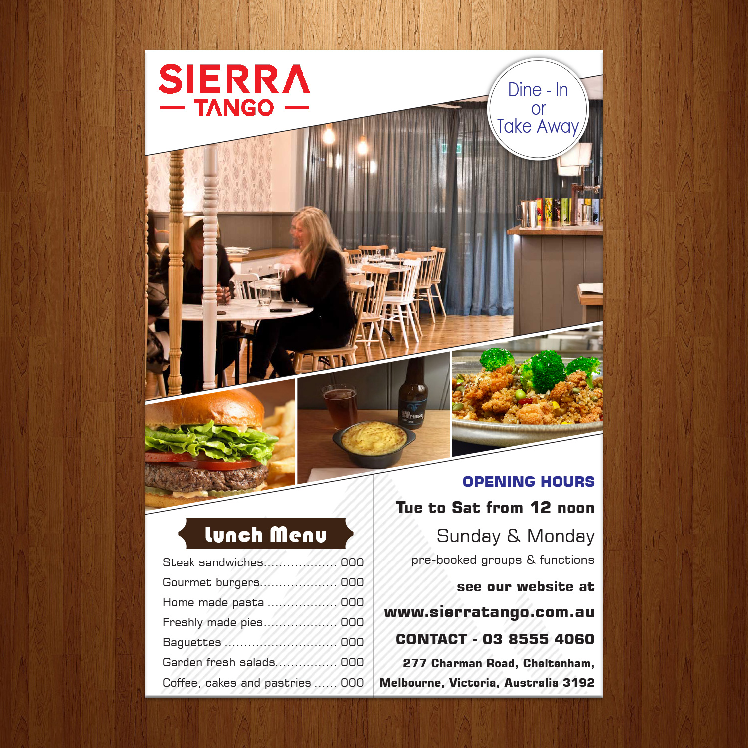 Poster Design by theblueart for Sierra Tango | Design #12570134