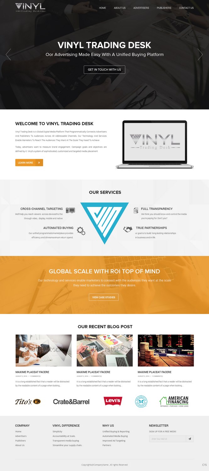 Web Design by pb for this project | Design #12580819