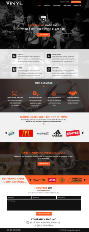 Web Design par bdesigner9 pour ce projet | Design : #12618816