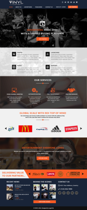 Web Design par bdesigner9 pour ce projet | Design : #12618817