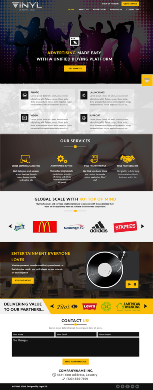 Web Design par bdesigner9 pour ce projet | Design : #12665370