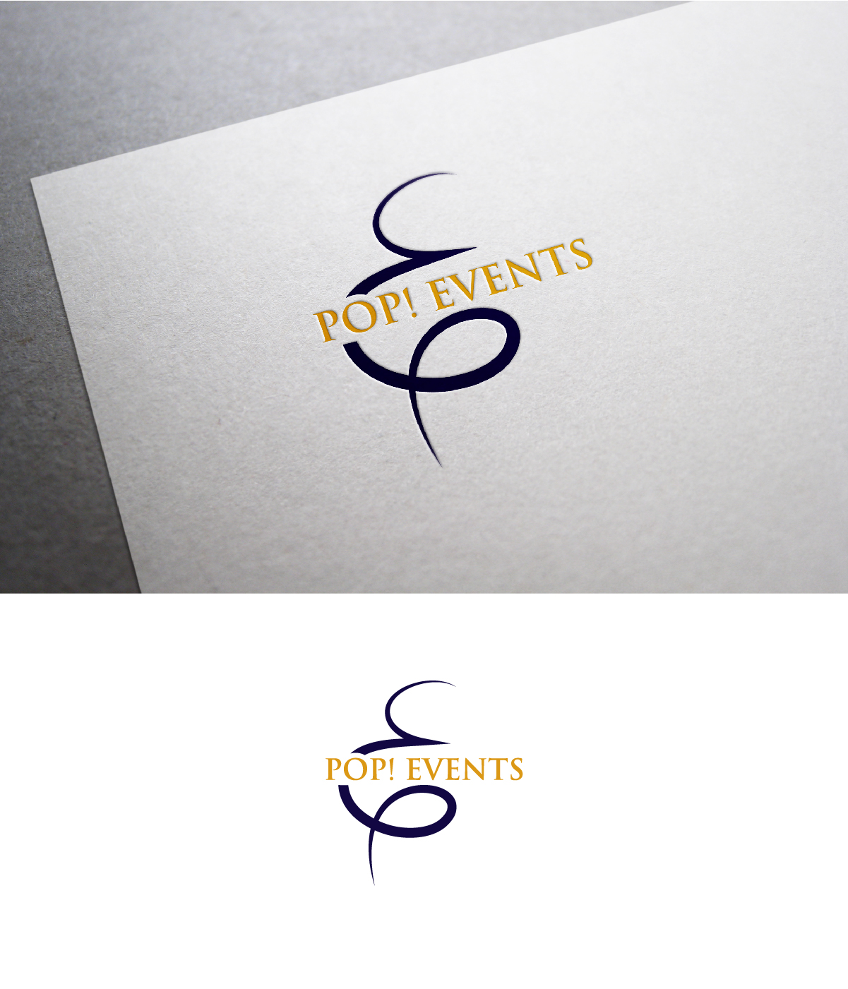 Logo Design by 3Guys for POP! events | Design #12603151