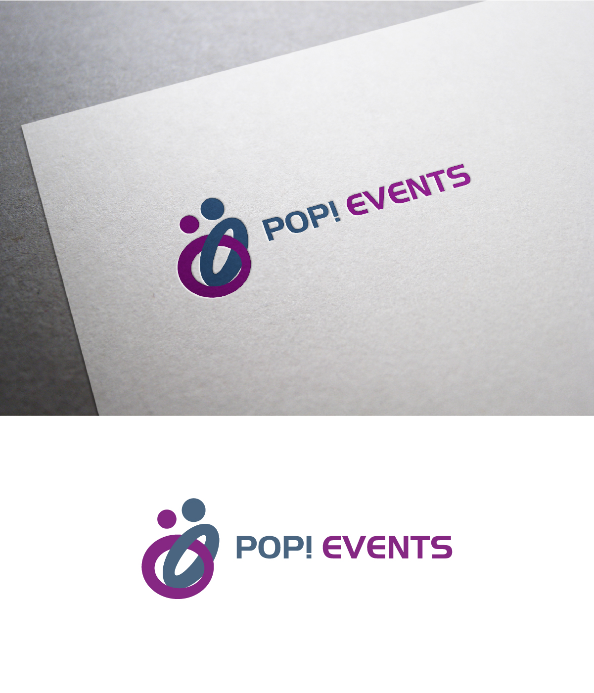 Logo Design by 3Guys for POP! events | Design #12603154