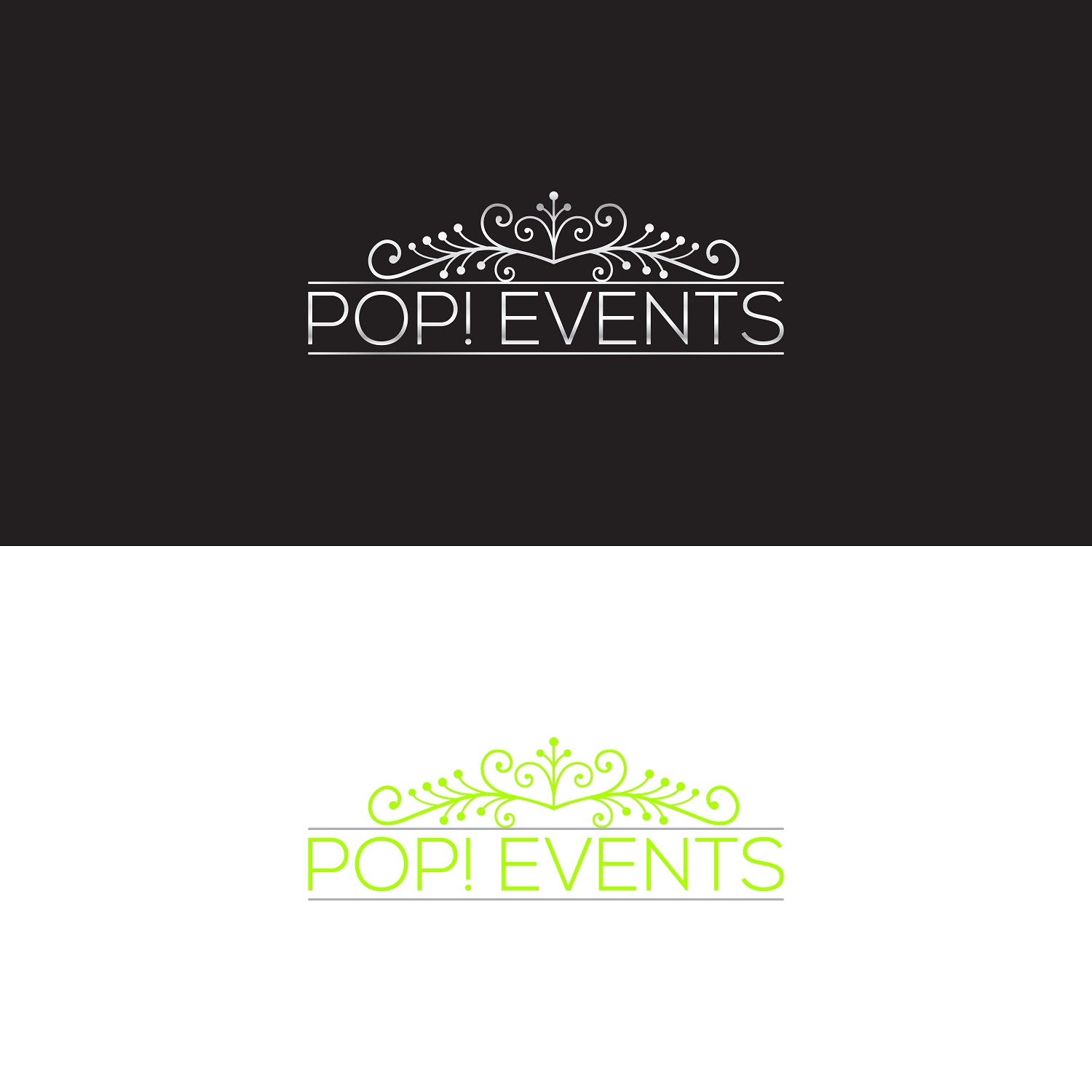 Logo-Design von 3Guys für POP! events | Design #12603188