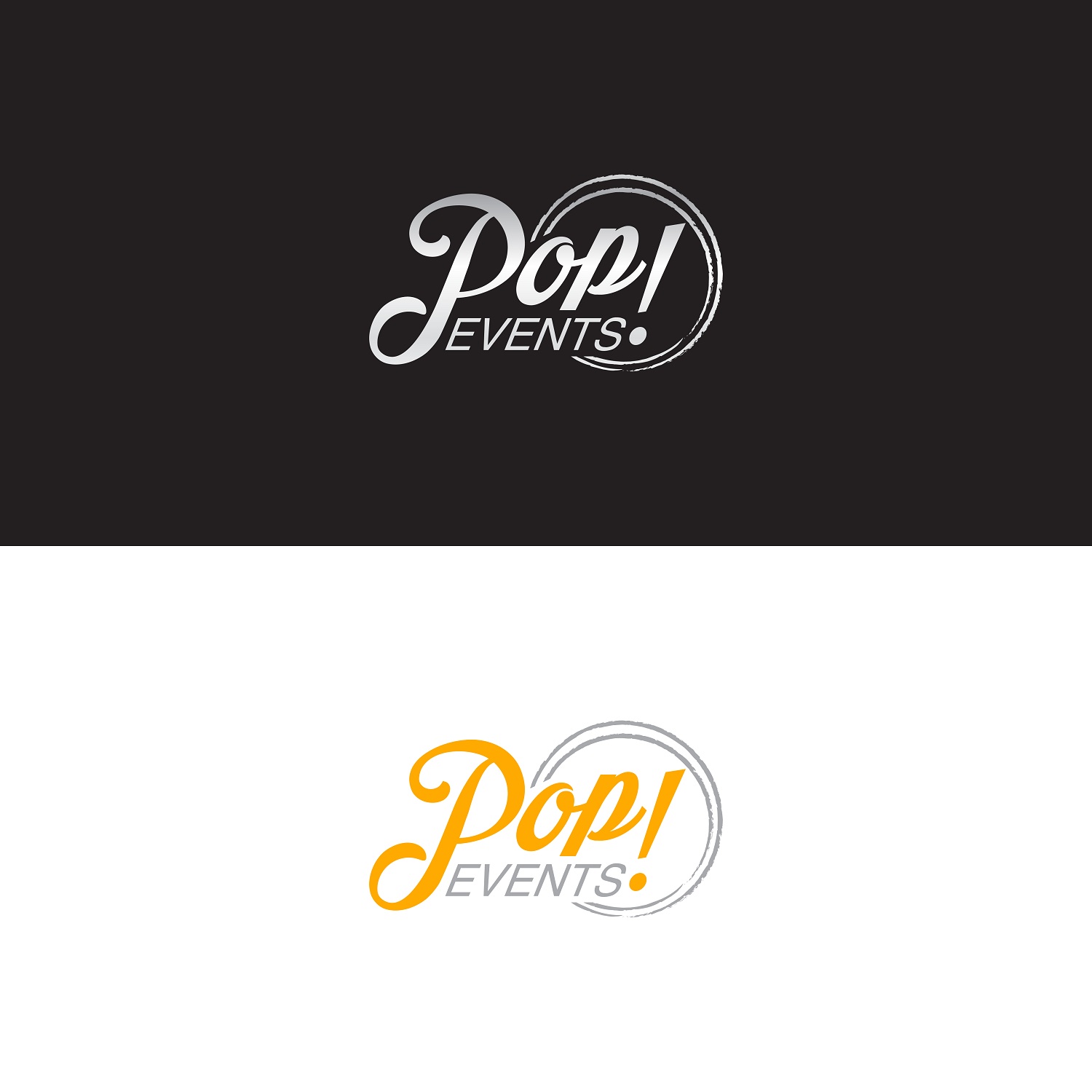 Logo Design by 3Guys for POP! events | Design #12603189