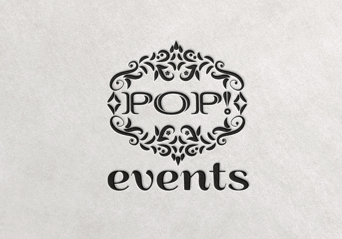 Logo Design by A t t i l a for POP! events | Design #12582951