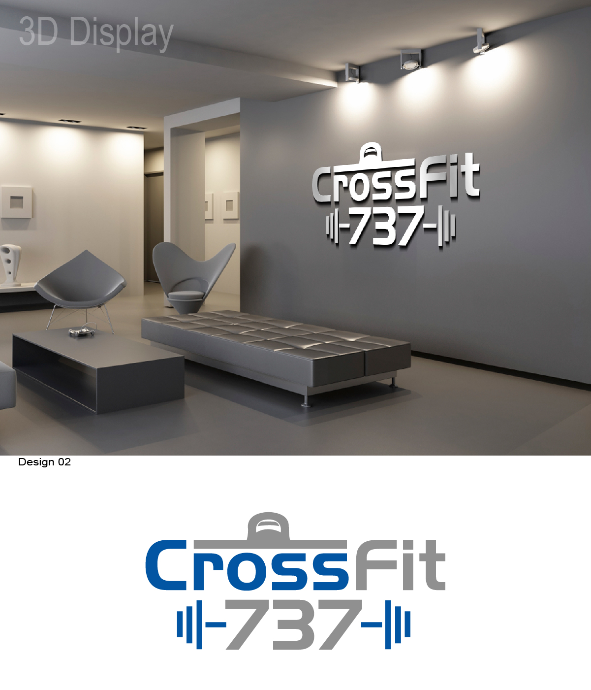 Logo Design by 3Guys for CrossFit 737 | Design #12571647