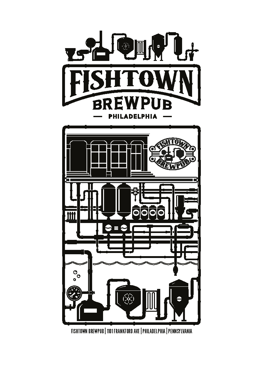 Design de T-shirt par Shifty Sheep pour Fishtown Brewpub  | Design #12757478
