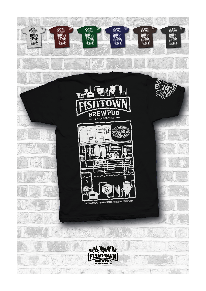 Design de T-shirt par Shifty Sheep pour Fishtown Brewpub  | Design #12757479