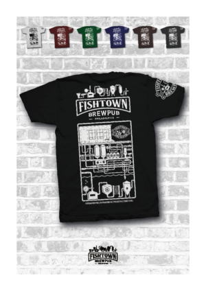 Diseño de Camiseta por Shifty Sheep para Fishtown Brewpub  | Diseño: #12757479