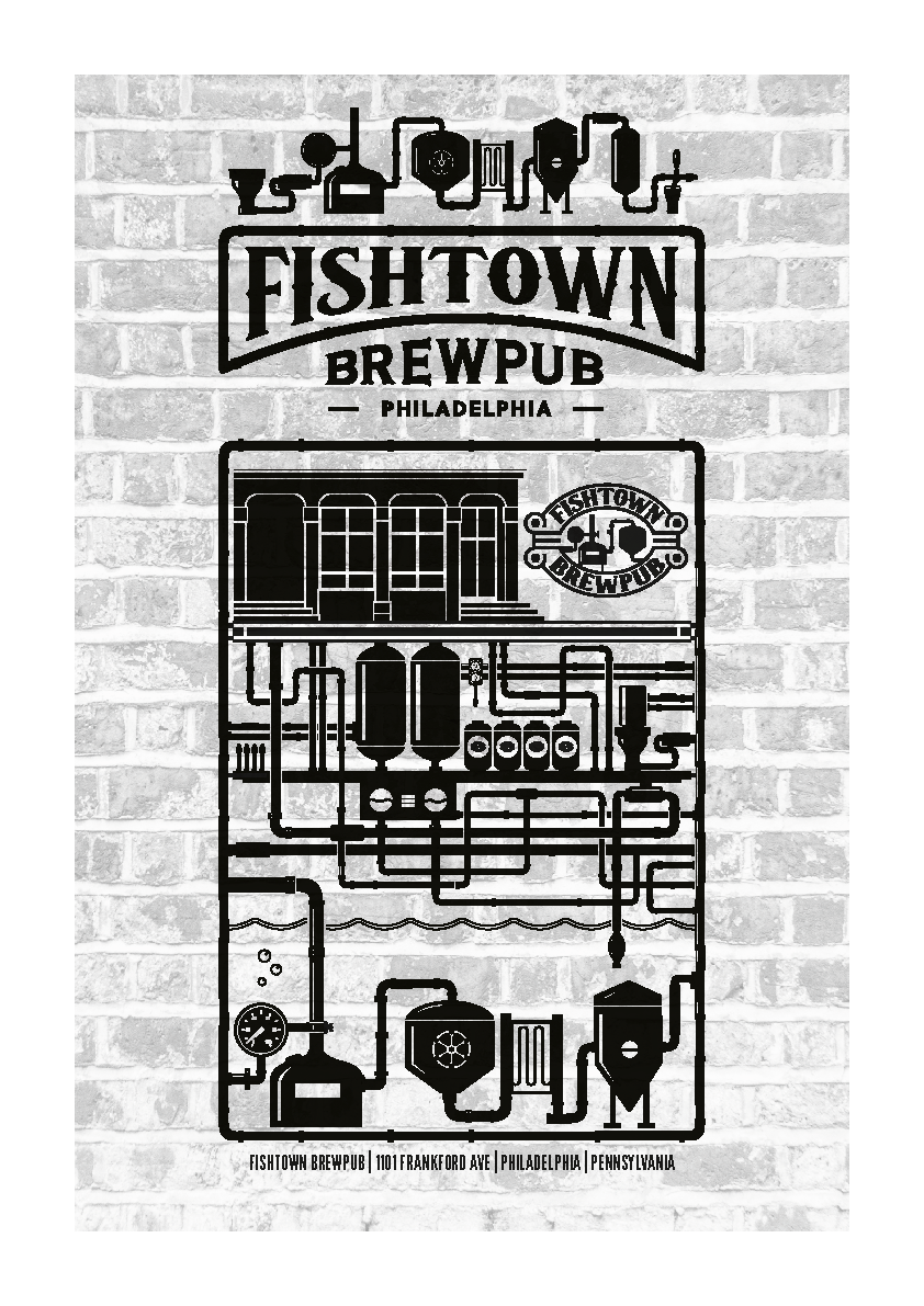 T-shirt Design by Shifty Sheep for Fishtown Brewpub  | Design #12757481