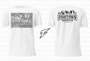 T-shirt Design by fontasdesign for Fishtown Brewpub  | Design #12812894