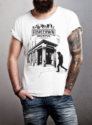 Diseño de Camiseta por RoundYellow para Fishtown Brewpub  | Diseño: #12756464