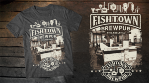Diseño de Camiseta por db1404 para Fishtown Brewpub  | Diseño: #12778778