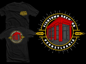 Diseño de Camiseta por 2ndfloorharry para Fishtown Brewpub  | Diseño: #12844716