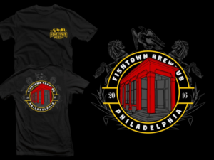 T-shirt Design by 2ndfloorharry for Fishtown Brewpub  | Design #12866041