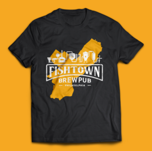 Diseño de Camiseta por Logo100 para Fishtown Brewpub  | Diseño: #12756641