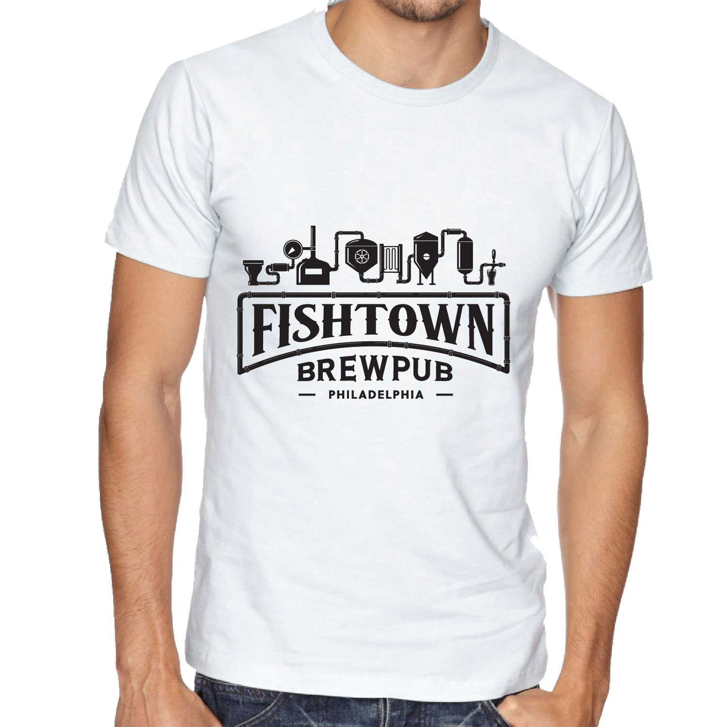 Design de T-shirt par designsexperts pour Fishtown Brewpub  | Design #12816482