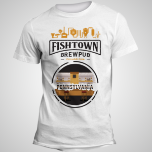 T-shirt Design by SAI DESIGNS for Fishtown Brewpub  | Design #12834734