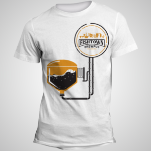 Diseño de Camiseta por SAI DESIGNS para Fishtown Brewpub  | Diseño: #12834735