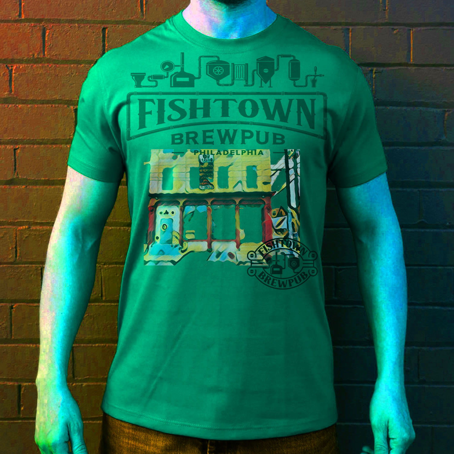 Design de T-shirt par Anh Tran Thi Phuong pour Fishtown Brewpub  | Design #12843124