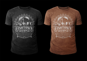 Diseño de Camiseta por D'Mono para Fishtown Brewpub  | Diseño: #12812710