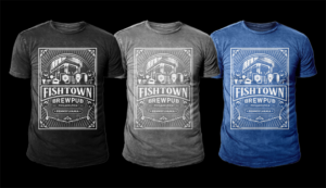 Diseño de Camiseta por D'Mono para Fishtown Brewpub  | Diseño: #12840377