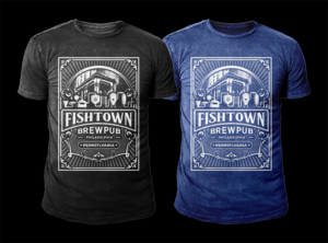 Diseño de Camiseta por D'Mono para Fishtown Brewpub  | Diseño: #12865238