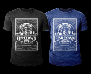 Diseño de Camiseta por D'Mono para Fishtown Brewpub  | Diseño: #12865438