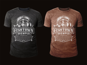 Diseño de Camiseta por D'Mono para Fishtown Brewpub  | Diseño: #13032143