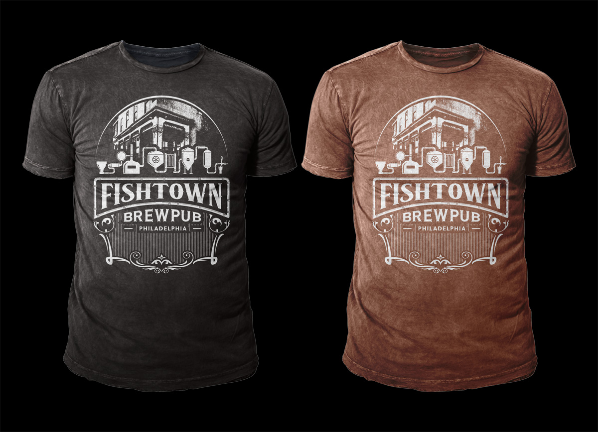 Design de T-shirt par D'Mono pour Fishtown Brewpub  | Design #13037042