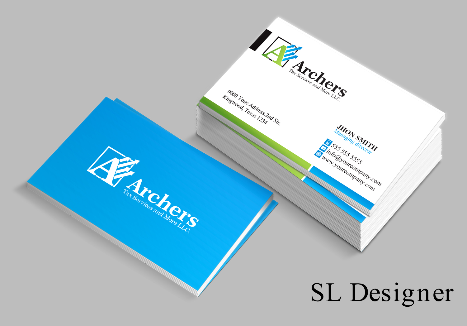Business Card Design by SL Designer for Archers Tax Services and More LLC | Design #12604973