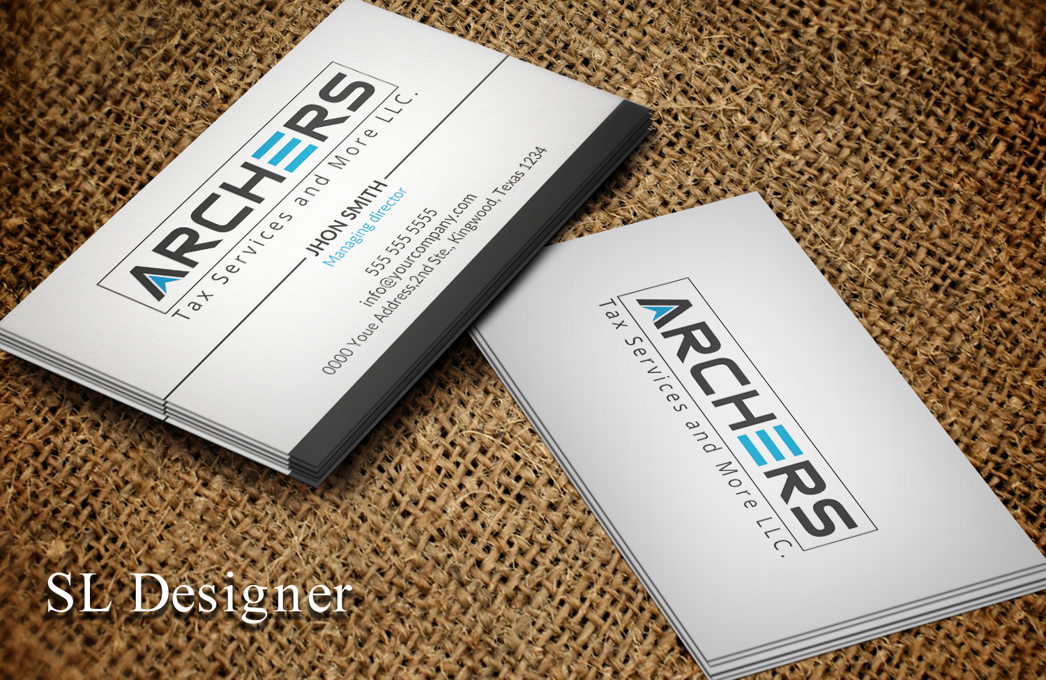 Business Card Design by SL Designer for Archers Tax Services and More LLC | Design #12604974